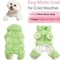 thumbnail image 3 of GASTROPOD Dog Coat Waterproof Dog Jacket for Winter Fullbody Dog Coats Snowsuit Windproof Puppy Down Jacket Coat Fleece Winter Vest for Dogs Cold Weather Dog Coats for Small Dogs, 3 of 7