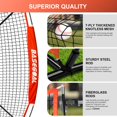 thumbnail image 2 of Red de Entrenamiento de Béisbol y Softbol BaseGoal 6x6 pies con Tee de Batting, 2 of 9