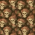 thumbnail image 3 of Kimberly, Allen 15x15 Black Modern Framed Museum Art Print Titled - Skeletons and Roses, 3 of 5