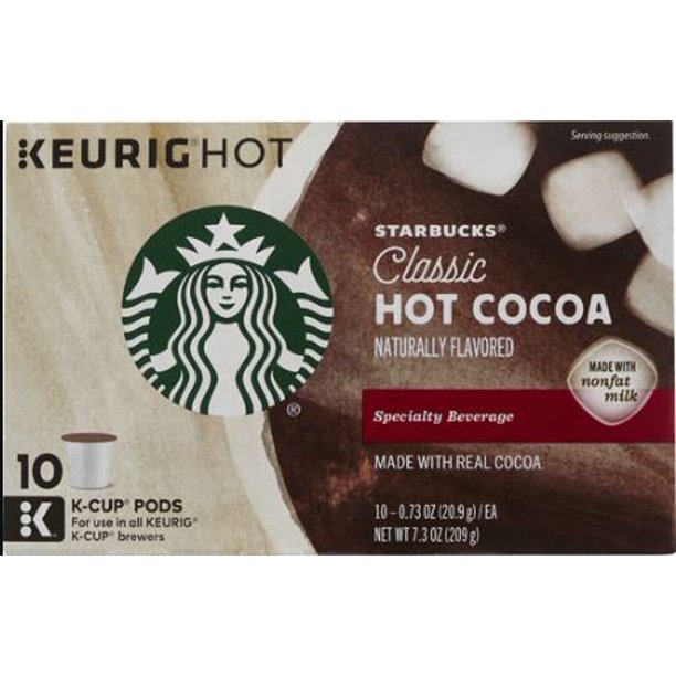 Starbucks Classic Hot Cocoa KCup Pods 10 KCups Pack of 3