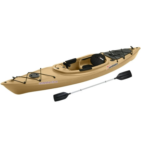 Sun Dolphin Excursion 12' Sit-In Fishing Kayak Sand, Includes