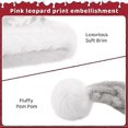 thumbnail image 3 of Christmas hat Santa hat Thick fur edge made of plush Santa hat Christmas hat for adults, 3 of 4
