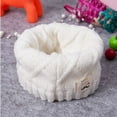 thumbnail image 4 of Boy Girl Winter Thick Knitted Elastic Neck Collar Kids Warm Knitted Scarves Children Neck Warmer Scarf BEIGE, 4 of 7