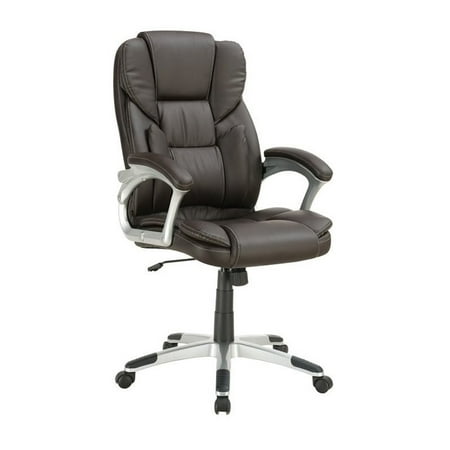 Bowery Hill Lumbar Support Office Chair In Brown Walmart Canada