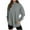 Gray, variant on Plebaso Women's Mock Neck Sweatshirts Pockets Long Sleeve Pullover Tops for Women Athletic Sweatshirts