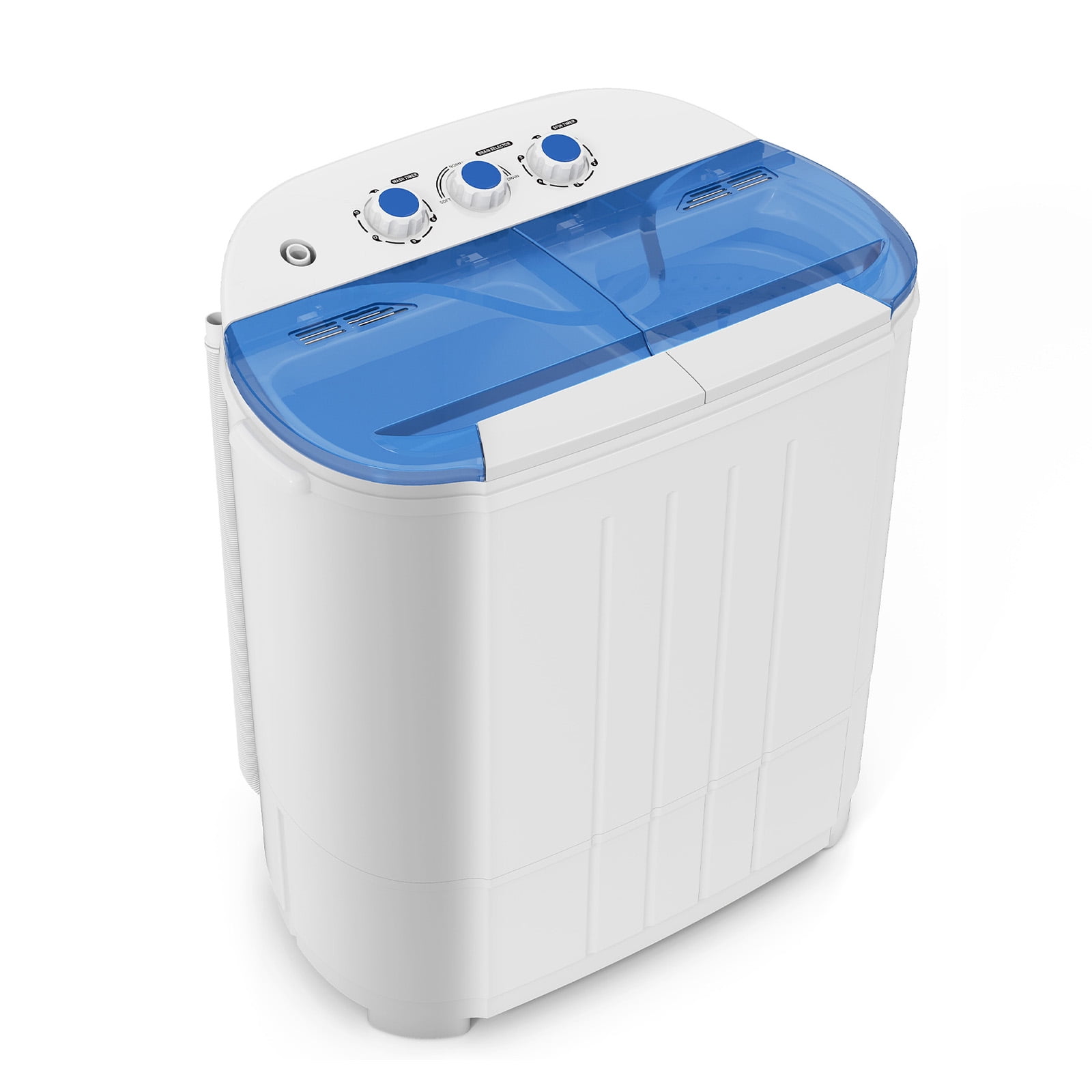 Auertech 14.5lbs Portable Washing Machine Compact Twin Tub Semi-Automatic Washer and Spin Dryer Combo