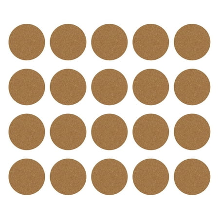 

aoksee Dining Table Mats 20PCS Self-adhesive Cork Mat Self-adhesive Cork Mat Tea Cup Ceramic Non-slip Bottom Mat Cork Mat Round Piece Kitchen Decoration Clearance