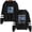 Black, variant on Cavetown Double bar sleeve pocket women's men's fashionable long sleeved hooded sweatshirt