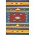 thumbnail image 4 of Pasargad Home  Anatolian Kilim Hand-Woven Cotton Area Rug 6' Square Latex Free Cotton Geometric 6' Square Classic,Modern & Contemporary, 4 of 5