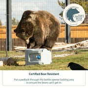 Lifetime 65 qt Bear-Resistant Camping Cooler, Premium High Performance, Ice Retention, Hard Cooler, 75 Can Capacity, Arctic White (90997)