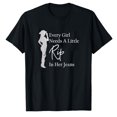 thumbnail image 1 of AALJY Every Girl Needs a Little Rip in Her Jeans T-Shirt, 1 of 5