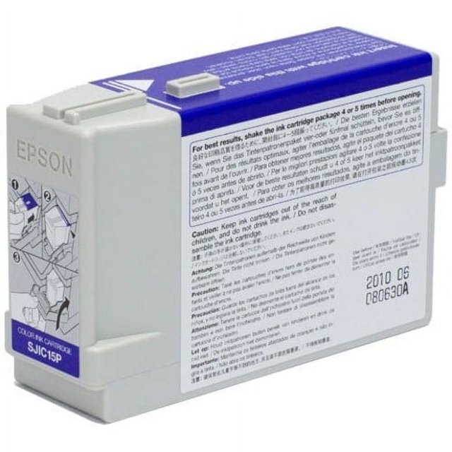 EPSON, TM-3400, CONSUMABLES, SJIC15P, INK CARTRIDGE FOR SECURCOLOR, TM-C3400, TH