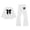 White*, variant on OSOLU Children Girls Outfits Long Sleeve Crew Neck Tops and Flare Pants with Bow Print 2 Piece Comfortable Breathable Classic Vacation Clothing Sets