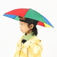 thumbnail image 2 of Coofit Chapeau Parapluie Pliable Réglable Multifonctions Soleil Chapeau de Pluie Casque d'Extérieur, 2 of 10