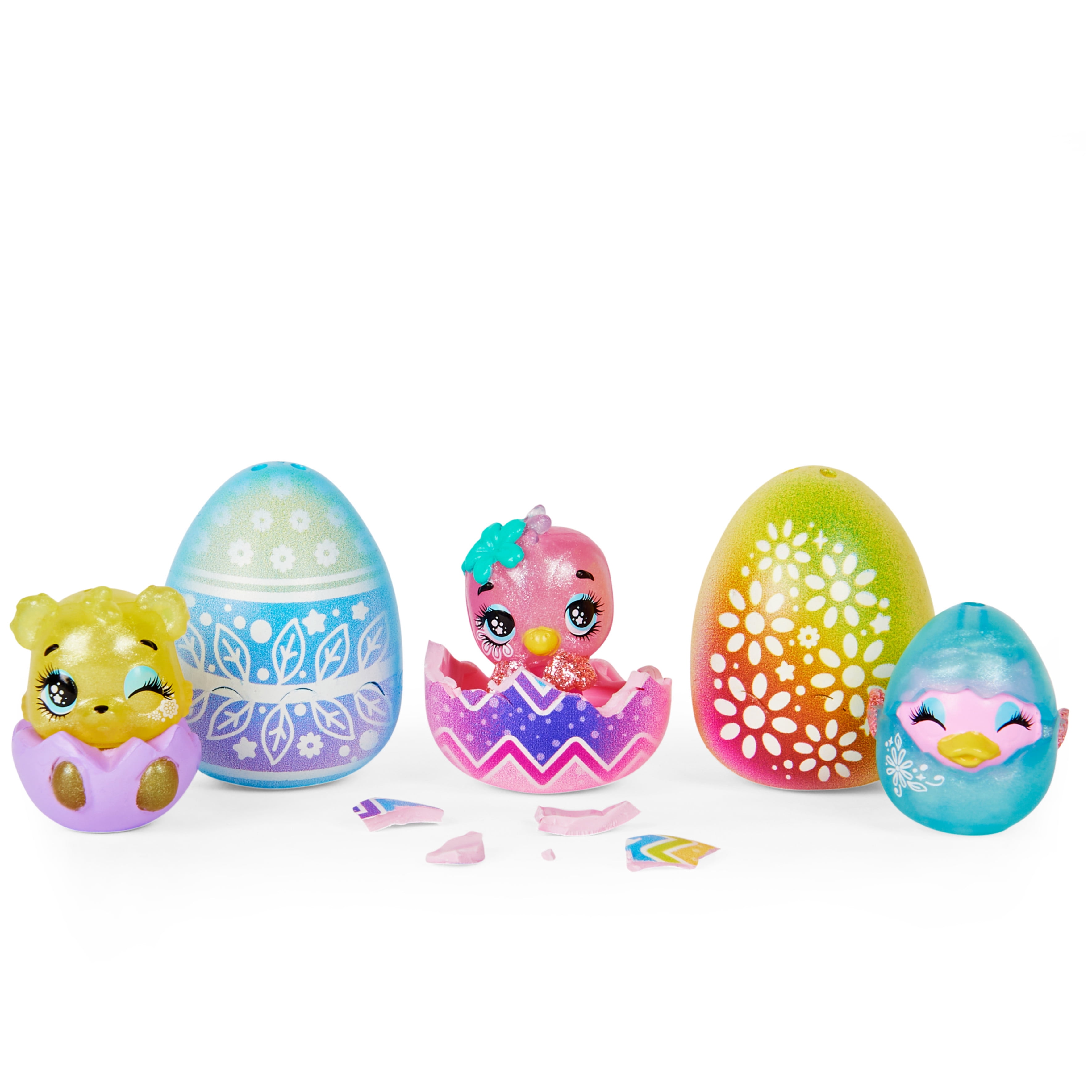 NEW Hatchimals CollEGGtibles Spring Basket with 5 Characters & 3 Pets Girls  Gift