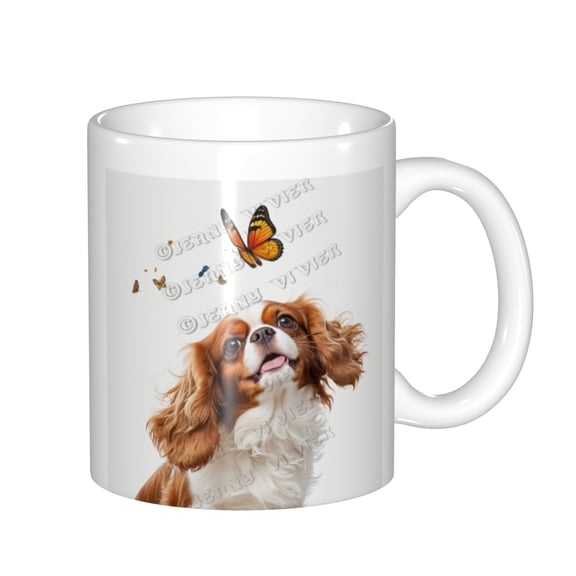 Cavalier King Charles Spaniel Dog Gifts For Women Dog Mom Gifts For Dog Owner Who Loves Cavalier King Charles Spaniel Coffee Mugs For Dog Lovers Funny Mother's Day Christmas Fun Mug 11oz