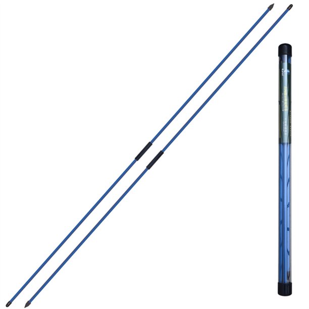 Soidarity 2 uds palo de alineación de Golf plegable de fibra de vidrio con cuerda elástica equipo de palos de entrenamiento para el hogar Oficina jardín Golf Azul Soidarity OD002777-02B
