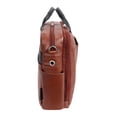 thumbnail image 3 of SOUTHPORT | 17” Leather Two-Tone Laptop Briefcase, 3 of 9