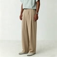 thumbnail image 2 of Men Big & Tall Microfiber Pleated Dress Slacks Light Comfort Fabric S-XL, 2 of 8