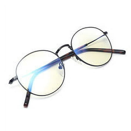 ZÉRO D Blue Light Glasses Round Blue Light Blocking Glasses Computer Gaming/TV/Phones Anti Eyestrain For Men Women 1903