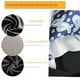 thumbnail image 2 of Shower Cap Terry Cloth Lined EVA Exterior Reusable Triple Layer Waterproof Large Bath Hair Cap for All Hair Hotel Travel, 2 of 5