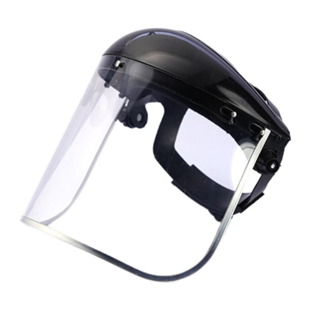 vortess Face Shield Protector Visible Lightweight Face Cover Faceshield for Factory Lawn Black