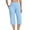 *Sky Blue, variant on VBVC Women's Athletic Running Shorts,Elastic Waist Split Hem For Women,Ladies Summer Quick Dry Shorts with Zipper Pockets,Black,Sky Blue,Gray,S-XL