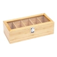 thumbnail image 4 of Caja de almacenamiento para bolsitas de té, organizador de café premium dividido, soporte para té, caja clasificadora de cápsulas de café para, 4 of 9