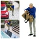 thumbnail image 4 of Mini 1:64 Diorama de personaje pintado Figura deportiva Muñeca Carretera Edificio Escenario mira bolso hombre azul, 4 of 7