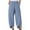Light Blue, variant on Lindreshi Sweatpants Women Plus Size Clearance Women's Fashion Casual Spring And Summer Solid Color Stripe Long Wide Leg Trousers