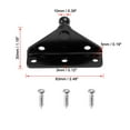 thumbnail image 2 of Unique Bargains 4 Set 10mm Car Ball Studs Mounting Brackets for Gas Struts Shocks, 2 of 5