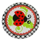 7" Ladybug Paper Dessert Plates, 8ct