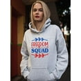 thumbnail image 2 of Freedom Squad W Garland Hoodie Women -Image by Shutterstock, Female 3X-Large, 2 of 4