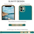 thumbnail image 2 of iPhone 11 Case, iPhone 11 Phone Case, Slim Fit Soft TPU with Adjustable Wristband Kickstand Scratch Resistant Shockproof Drop Protective Cover for Apple iPhone 11 6.1 Inch 2019, Sea Blue, 2 of 18