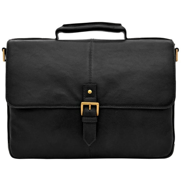 Hidesign Charles Laptop-compatible Leather Messenger Briefcase