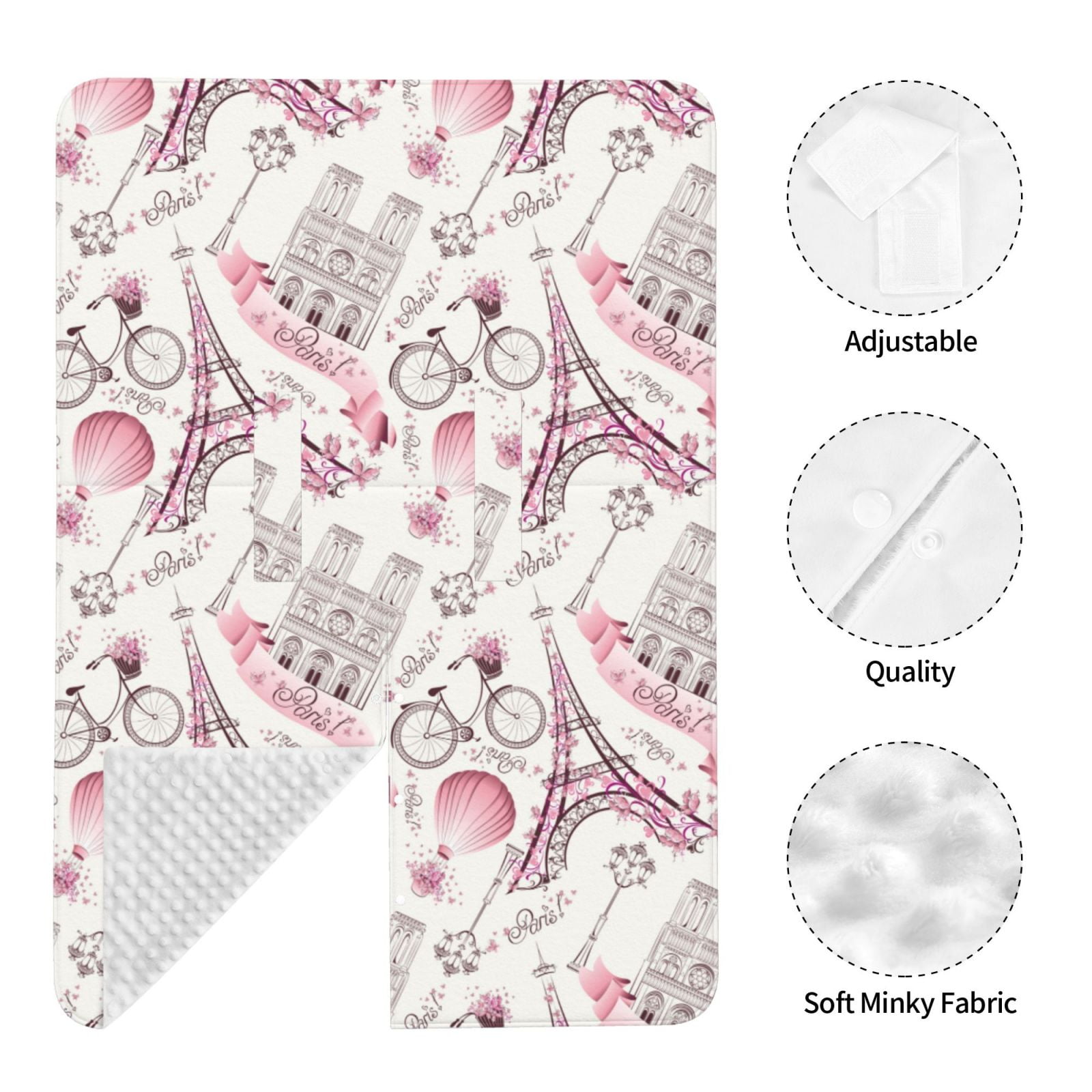 Car Seat Cover Baby - Romantic Travel In Paris Breathable Infant Car Seat Cover for Baby Carseat, Lightweight Comfort Baby Essentials Must Haves Newborn Stuff for Girl Boy