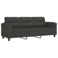 thumbnail image 4 of vidaXL Chaise Rembourrée d'Accent Moderne de Canapé avec le Tissu en Microfibre de Tabouret, 4 of 6