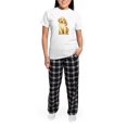 thumbnail image 5 of CafePress - Yellow Lab Rose Women's Light Pajamas - Women's Short Sleeve Print T-Shirt and Pants Light Cotton Pajama Set, 5 of 7