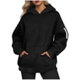 thumbnail image 3 of Womens Hoodie Long Sleeve Hoodie Womens Pullover Sweatshirt Cute Hoodies Coffee Sweatshirts for Women Fall Basics Women's Clothes, 3 of 7