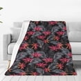 thumbnail image 1 of Balery Colorful Hawaii Palms Manta de Felpa Suave y Acogedora – Cobija de Franela Aterciopelada para Cama, Lavable y Cálida para Sofá, Mascotas, Transpirable-40"x30", 1 of 7