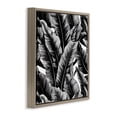 thumbnail image 4 of Stupell Industries Black Bold Fronds Botanical & Floral Painting Brown Floater Framed Art Print Wall Art, 25 x 25, 4 of 10