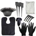 thumbnail image 2 of 9Pcs Hair Dye Coloring Kit Hair Tinting Bowl Dye Brush Ear Cover Gloves Hair Coloring Cape For Salon and Home Use, 2 of 5