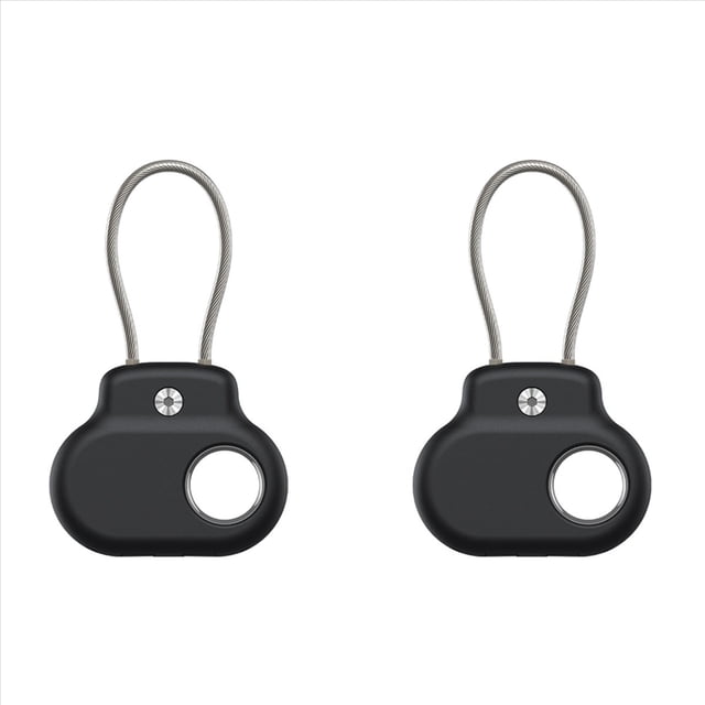 2X Protectora para Galaxy Smarttag 2, Protectora para Galaxy Smart Tag, Antipérdida, Color Negro