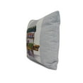 thumbnail image 2 of Simply Daisy, 26 x 26 inch,Veggie Cart Decorative Pillow,Light Purple, 2 of 2