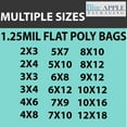 thumbnail image 6 of 1.25Mil Clear Flat Open Top Poly Bags LDPE Packaging - 3"X4" & (10000 Bags), 6 of 7
