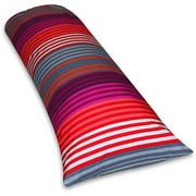 Mainstays Back To College Body Pillow, Warm Stripe