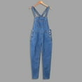 thumbnail image 2 of ZZwxWA Men's Bib Overalls Denim Work Overalls Classic Adjustable Straps Jean Pants Pocket Overall Jumpsuit Fashion Workwear Festival Gift, 2 of 4