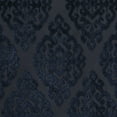 thumbnail image 6 of Total Blackout Curtain for Bedroom Living Room, Knitted Jacquard Damask Window Curtain Panel with Gunmetal Grommet, Fits Up to a 1.25'' Diameter Rod, 108.00''x50.00''x0.13'', Navy, 6 of 9