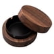 thumbnail image 1 of Cenicero de Nogal con Tapas Cenicero de Madera una Prueba de Viento Cenicero PortáTil para Fumadores Oficina Escritorio, Regalo para Hombres (Negro), 1 of 10