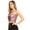 Cotton Candy Pink, variant on Fashion Womens Shiny Sequin Party Cropped Strapless Bandeau Stretch Tube Top